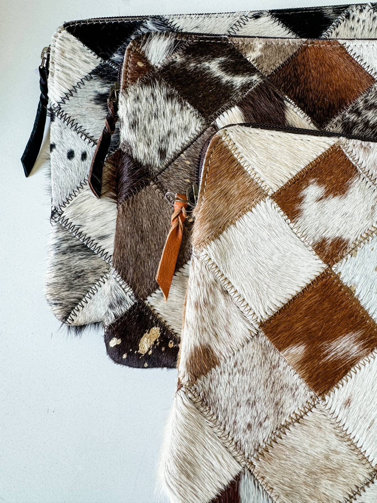 Boho Ranch Shop - BOHO LUXE LAPTOP tech sleeve computer bag hairon cowhide