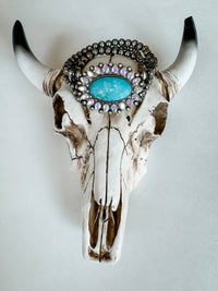 Boho Ranch Shop - Western Beaded Bracelet Navajo Style Turquoise Accent Stone