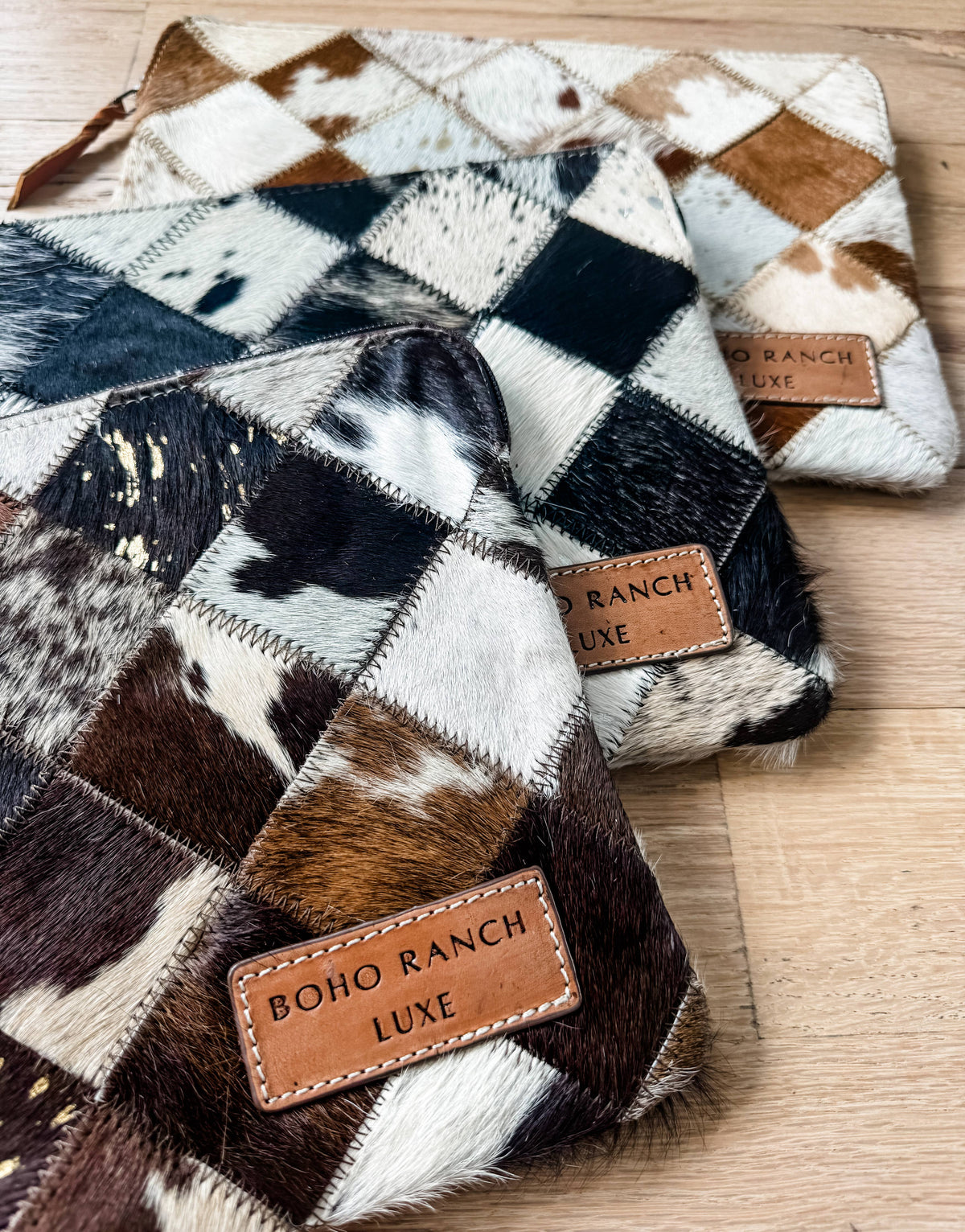 Boho Ranch Shop - BOHO LUXE LAPTOP tech sleeve computer bag hairon cowhide