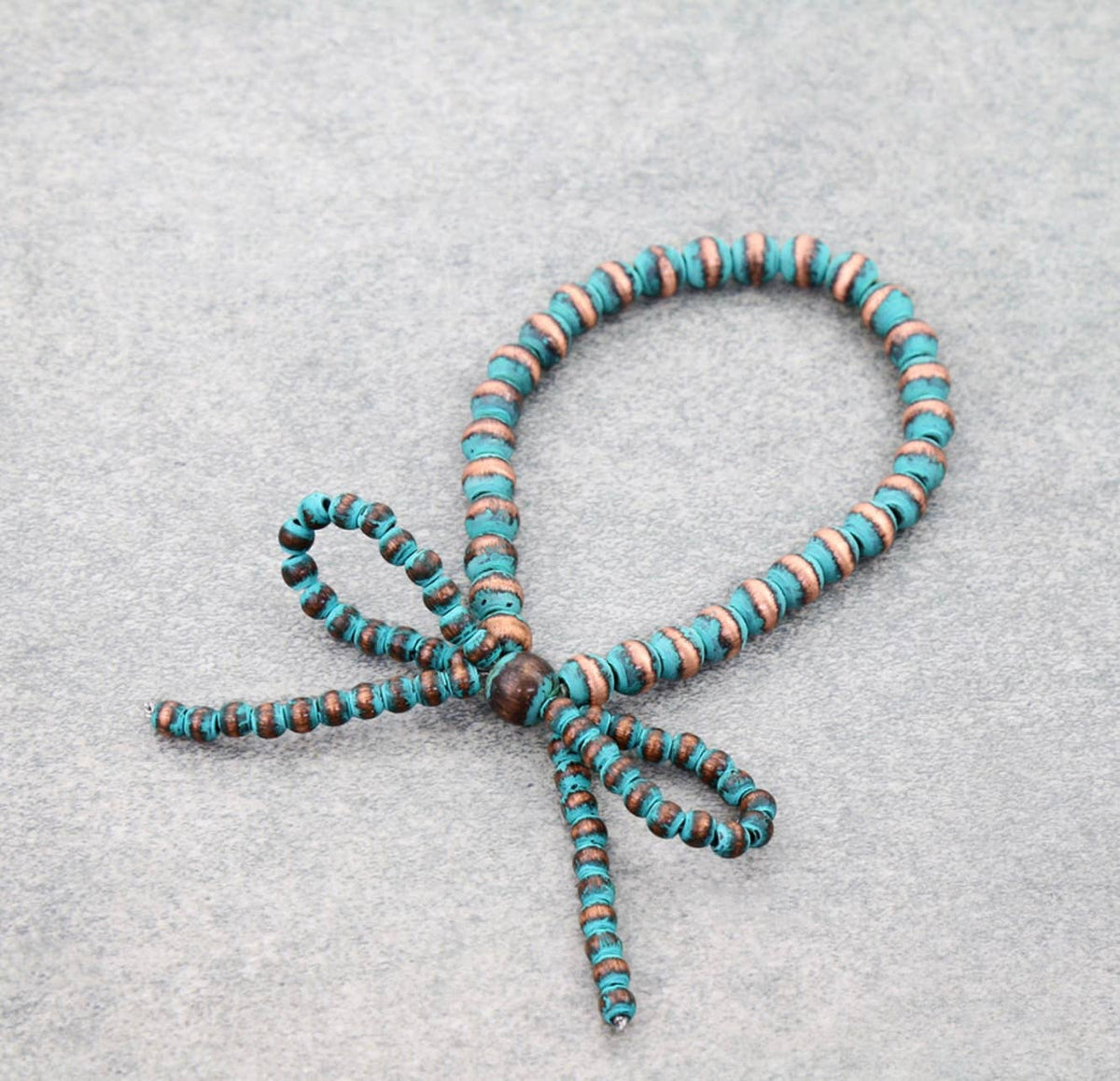 Boho Ranch Shop - Navajo Style Pearl Bow Stretch Bracelet