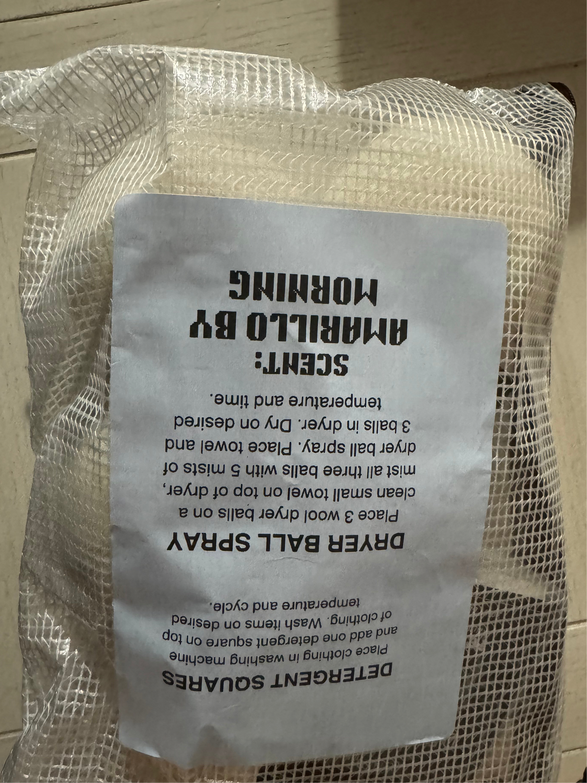 Laundry Kit Amarillo by morning