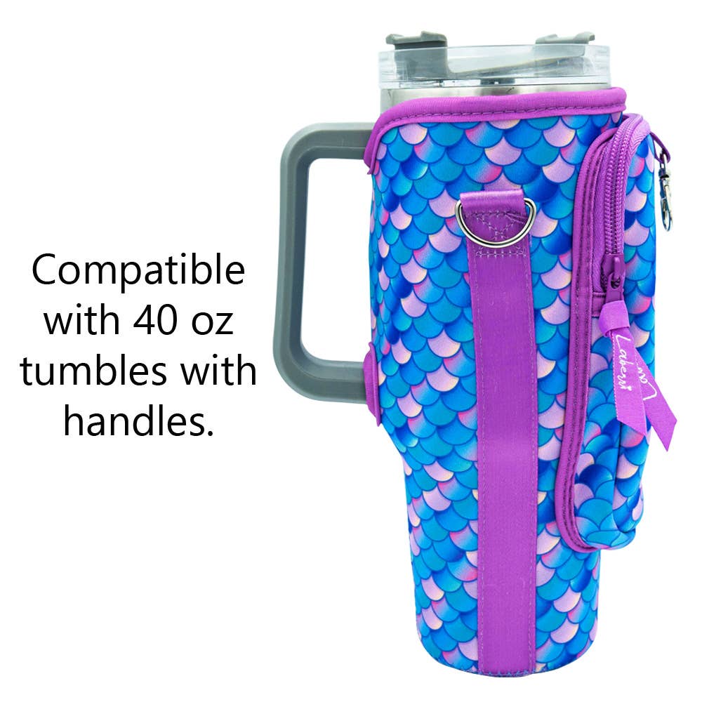 Laberri - 40 oz Tumbler "Handle" Bag - Mermaid