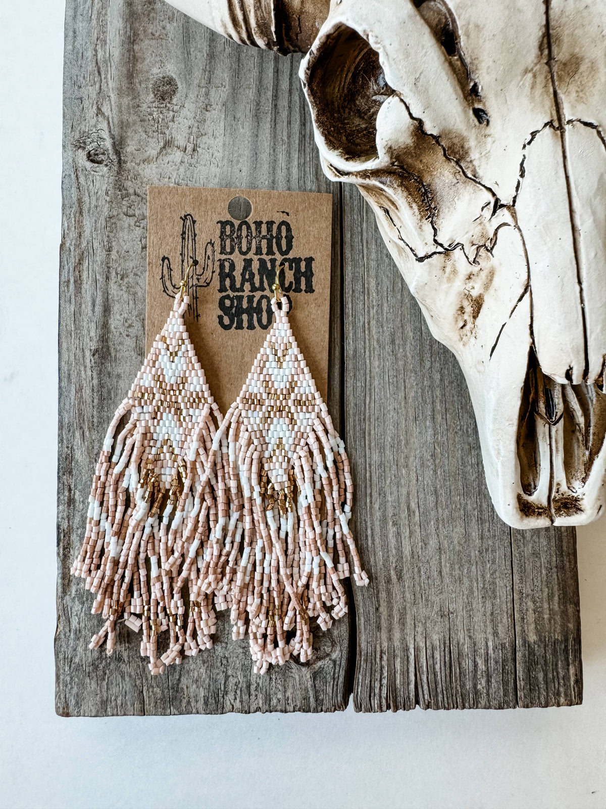 Boho Ranch Shop - Western Aztec Bead Earrings