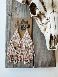 Boho Ranch Shop - Western Aztec Bead Earrings