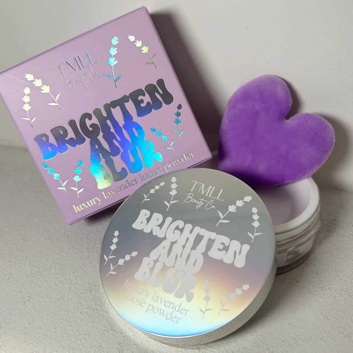 Brighten and blur powder