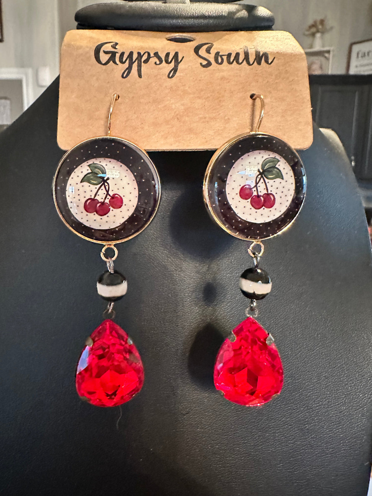 Gypsy South Cherry Drop Earrings