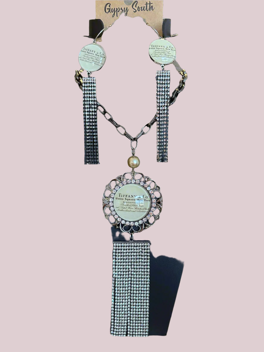 Gypsy South Black and White Vintage Tiffany Jewelry Set