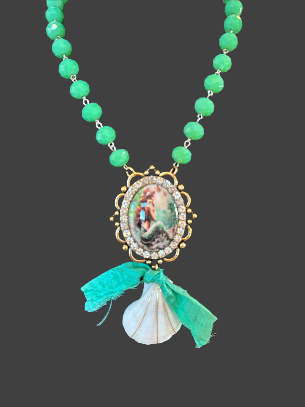Gypsy South Seafoam Mermaid Necklace