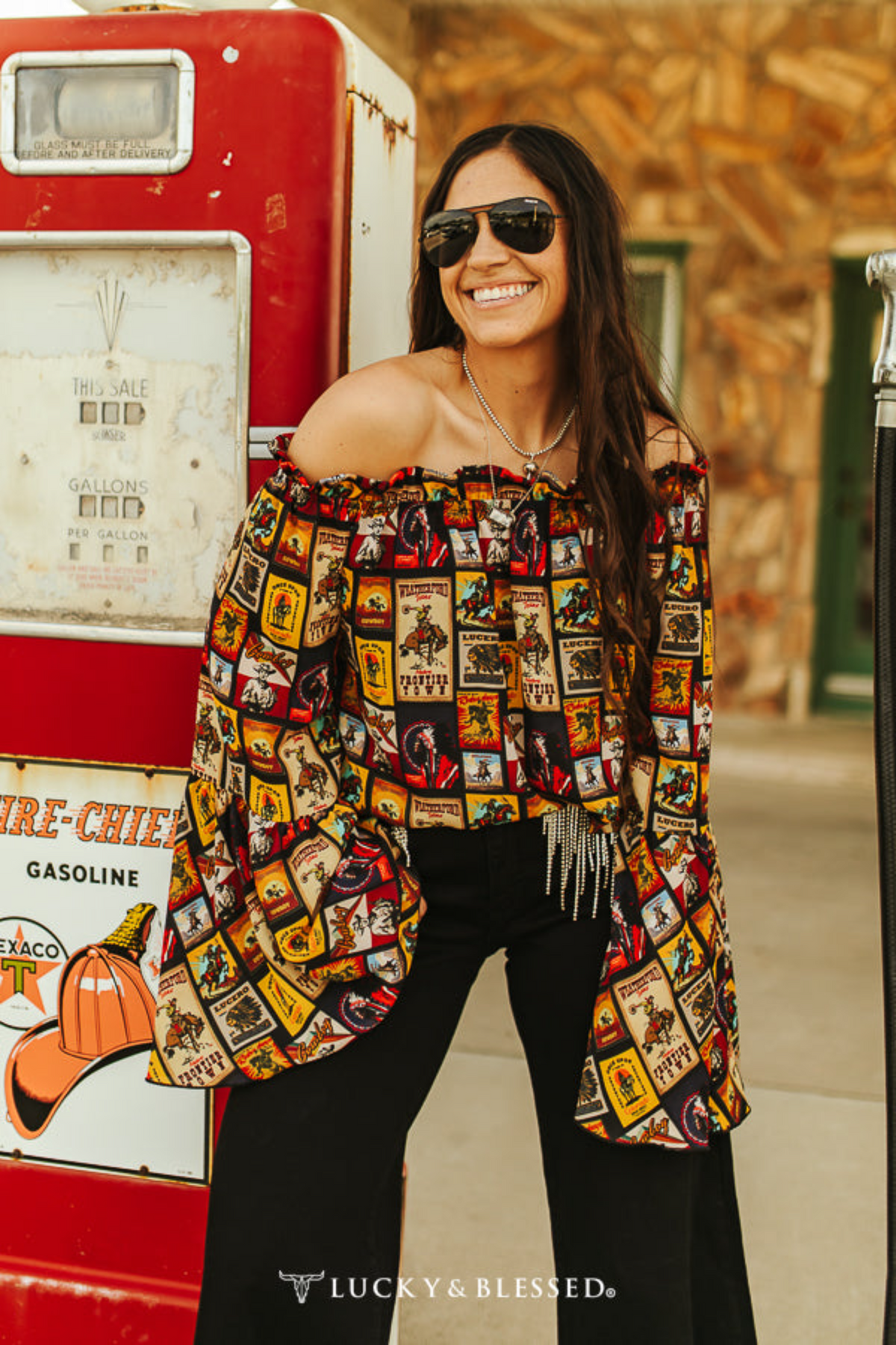 Vintage Stamped Blouse
