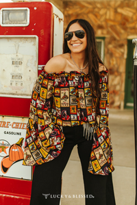 Vintage Stamped Blouse