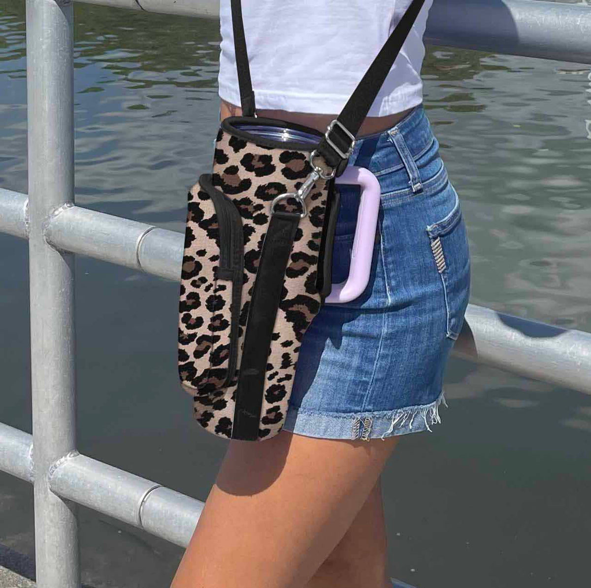 Laberri - 40 oz Tumbler "Handle" Bag - Cow