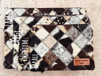 Boho Ranch Shop - BOHO LUXE LAPTOP tech sleeve computer bag hairon cowhide