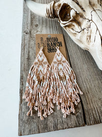 Boho Ranch Shop - Western Aztec Bead Earrings