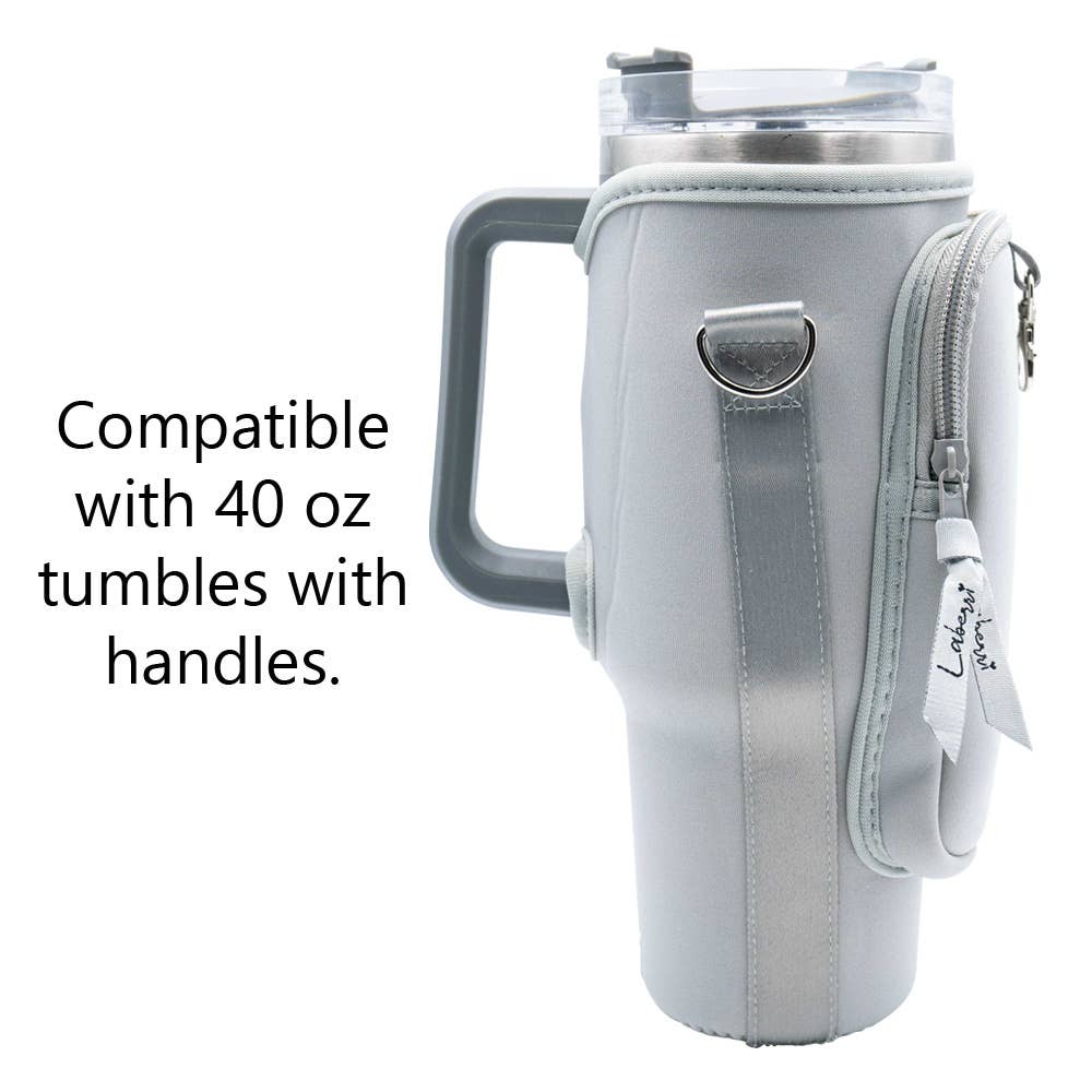 Laberri - 40 oz Tumbler "Handle" Bag - Stone
